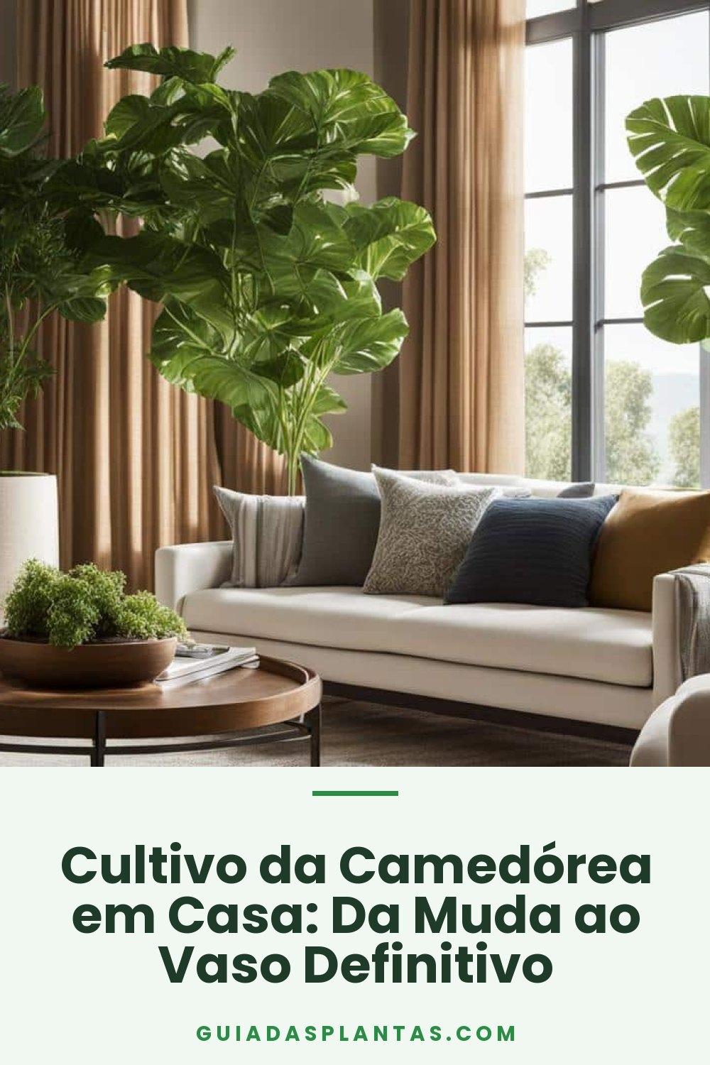 Cultivo da Camedórea em Casa: Da Muda ao Vaso Definitivo