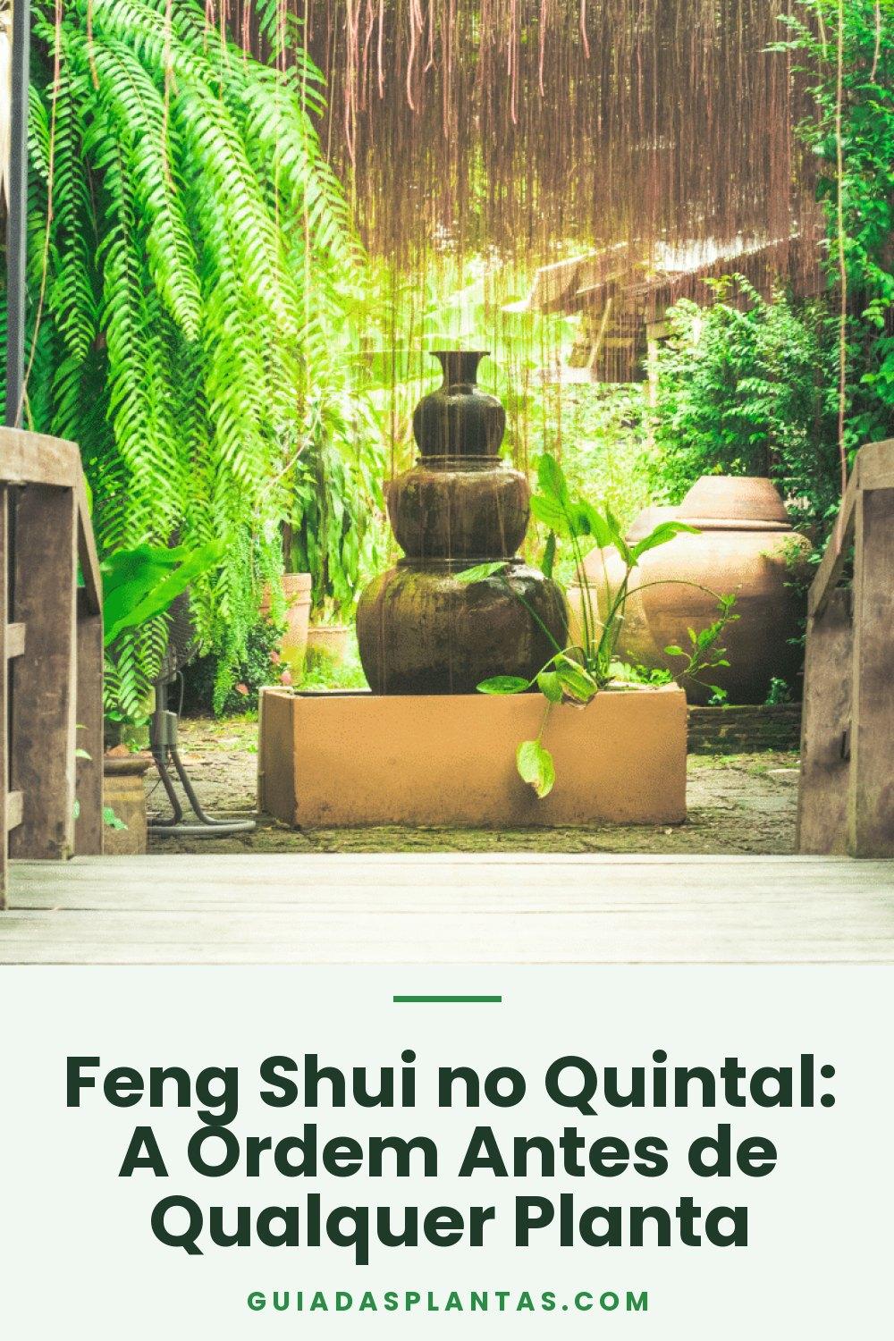 Feng Shui no Quintal: A Ordem Antes de Qualquer Planta