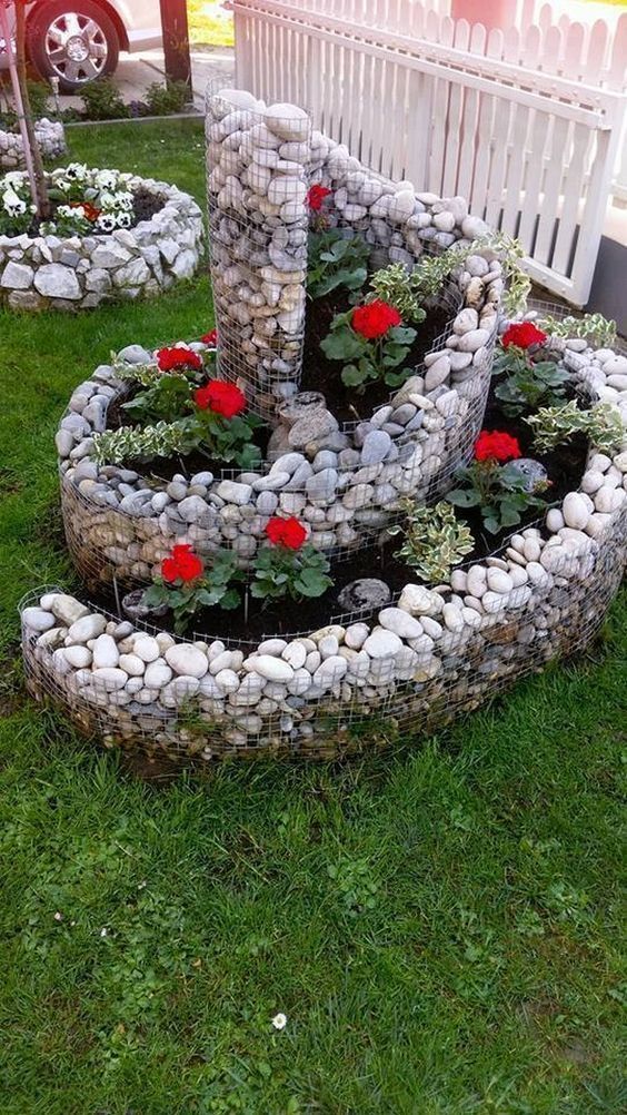 ideias diferentes decorar jardim pedras
