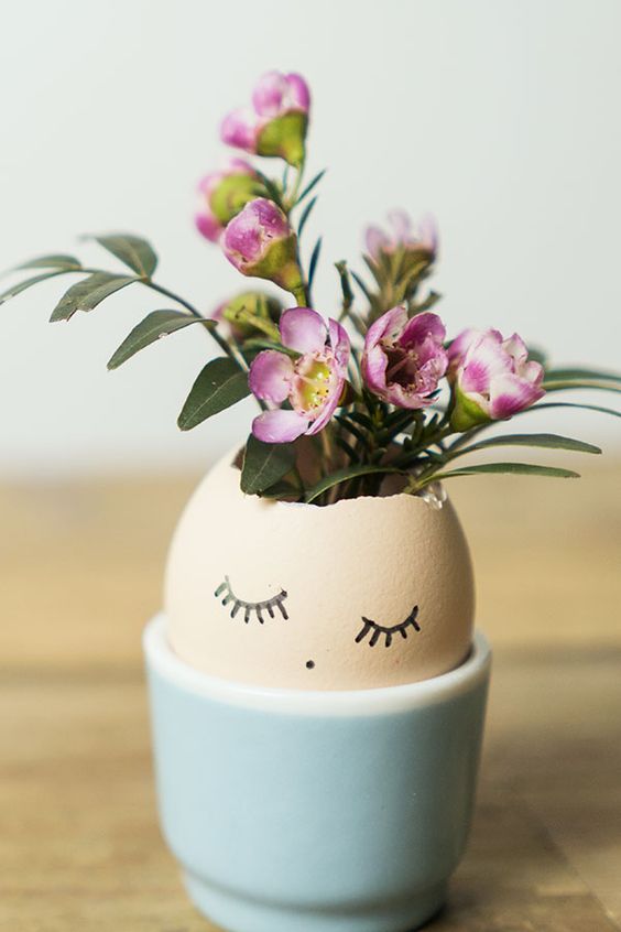 ideias para plantar em cascas de ovos decoracao 1