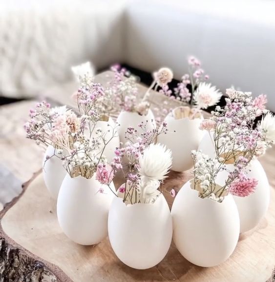 ideias para plantar em cascas de ovos decoracao 3
