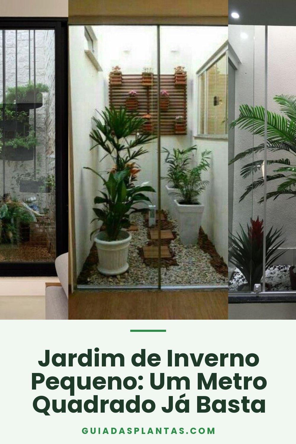 Jardim de Inverno Pequeno: Um Metro Quadrado Já Basta