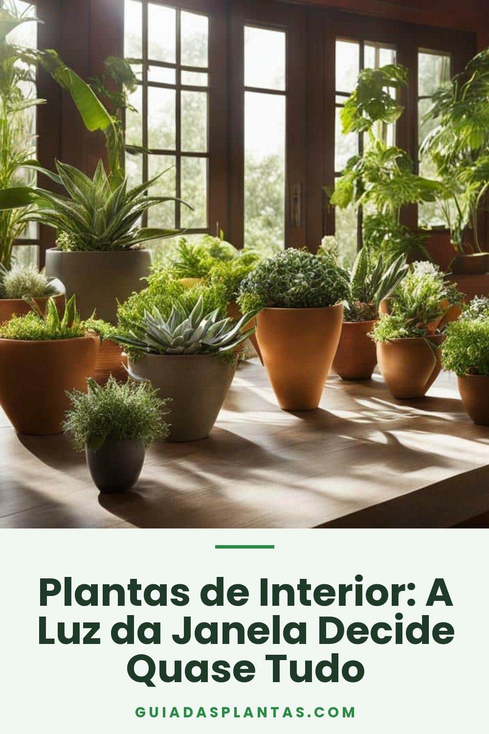Plantas de Interior: A Luz da Janela Decide Quase Tudo
